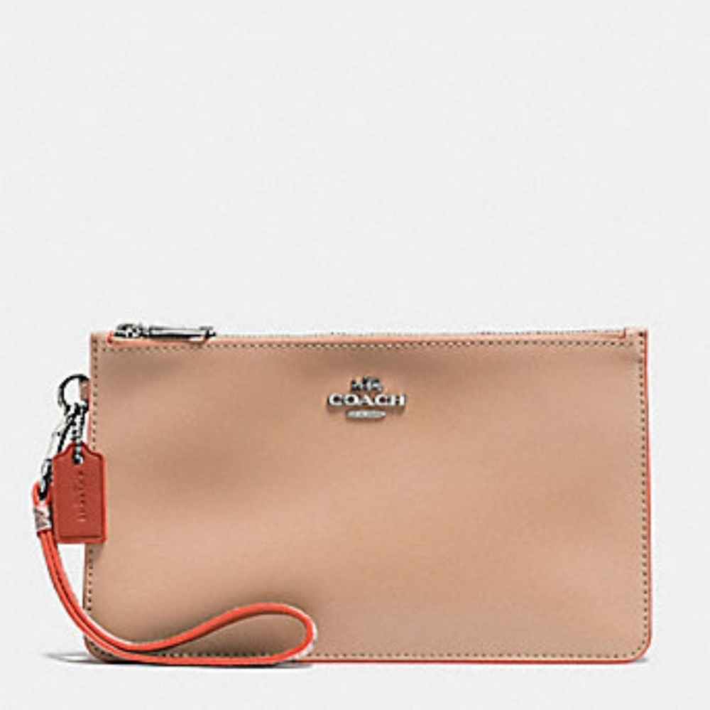 Coach Large Double Zip Wristlet